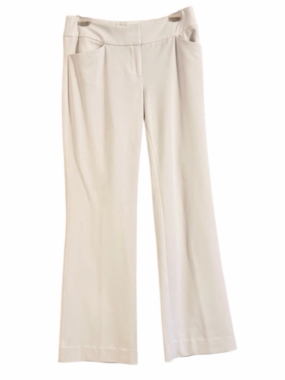 INC International Concepts White Flare Leg Dress Pants Size 6